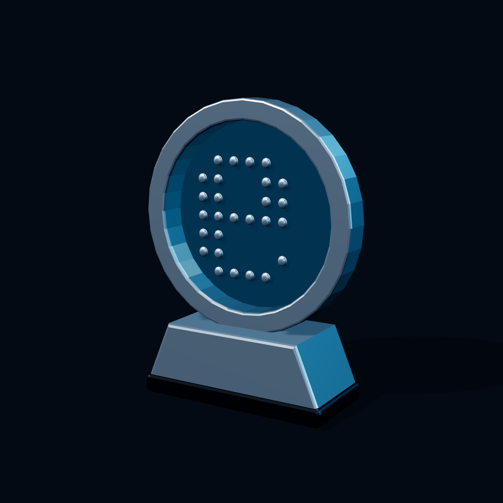 Representação 3D do reconhecimento Premios Evaluamos 2015 · Melhor solução de governo